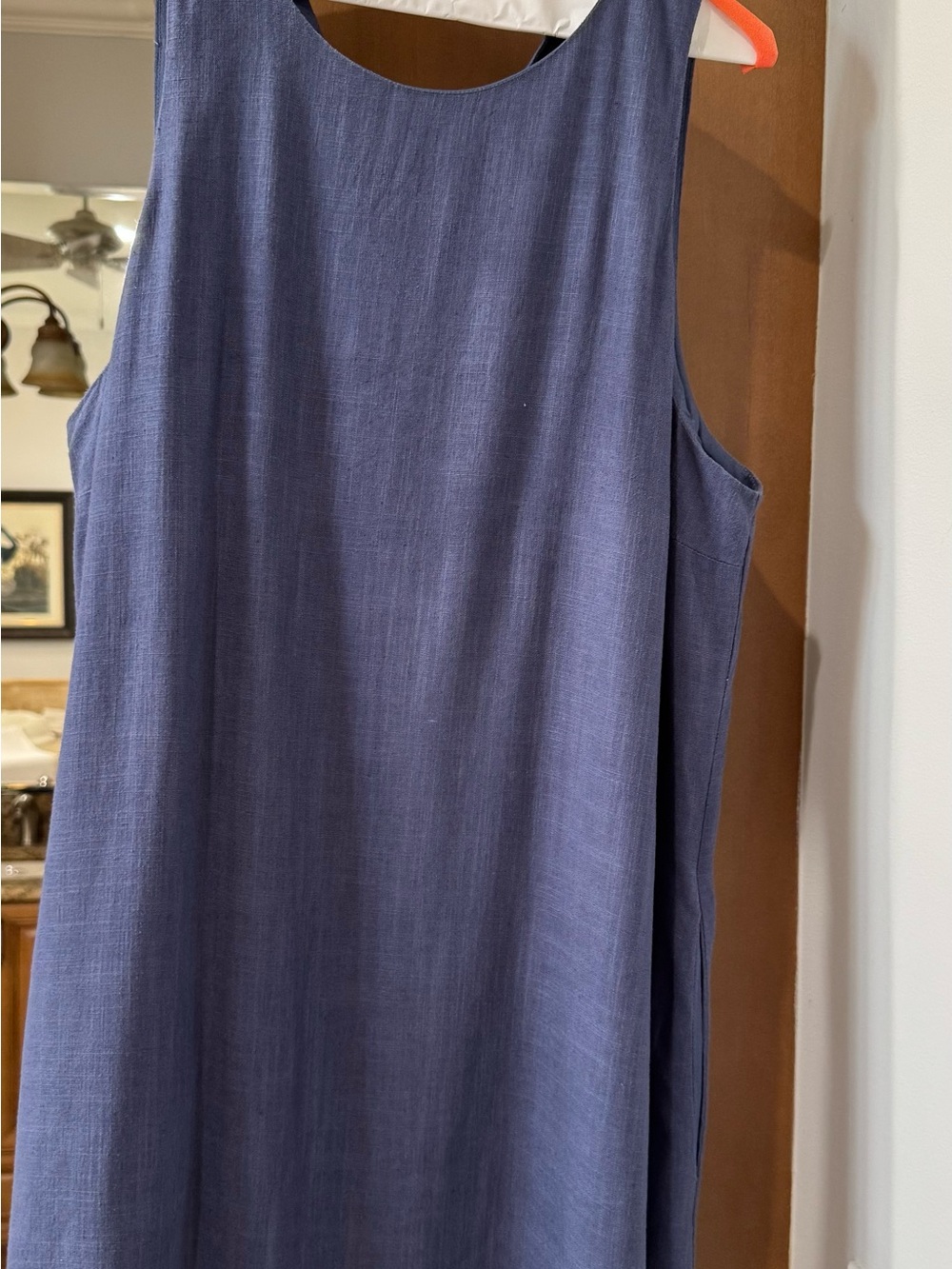 MSK Blue Sleeveless Shift Dress